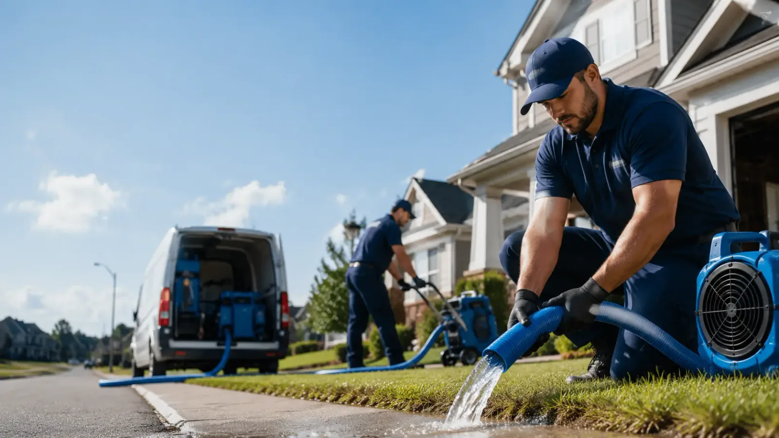 Flood Damage Restoration in Campus, IL